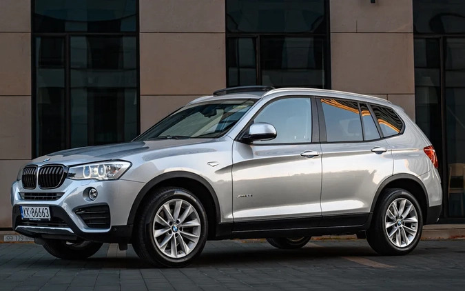 BMW X3 cena 89000 przebieg: 94000, rok produkcji 2017 z Żywiec małe 407